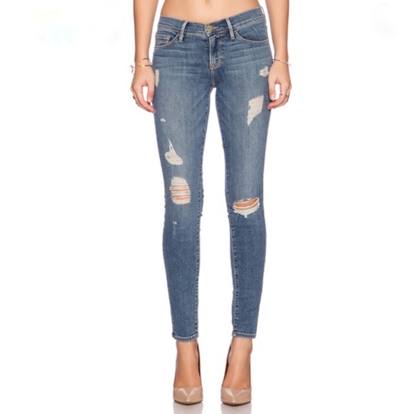 Frame Denim Denim - Frame Le Skinny De Jeanne Kitty Hawk Size 29
